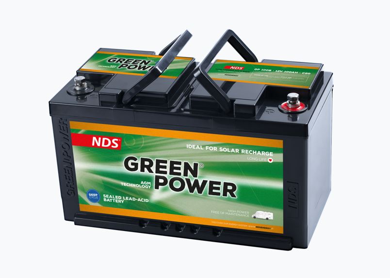 Batterie NDS Green Power 100 Ah (DUCATO) - Batteries Greenpower