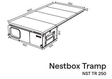 NESTBOX TRAMP NST TR 250 - NESTBOX Egoé nest
