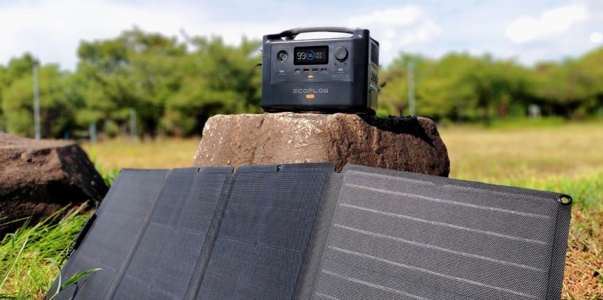 EcoFlow RIVER Pro + 2 Panneaux solaires 110W - Générateurs d'électricité portables